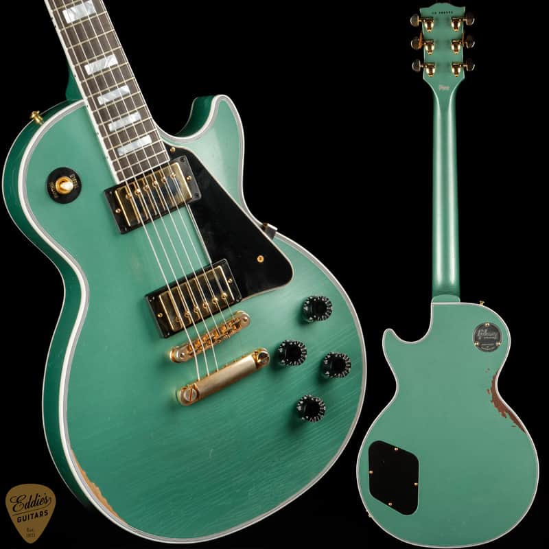 2024 - Gibson Custom Shop PSL Murphy Lab Les Paul Custom Heavy Aged Inverness Green 10.1 #CS400228 image 1