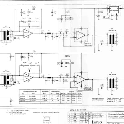 Vintage LAWO DV975 Summing Amp Module - contains 4 great Pikaron line transformers.. image 6