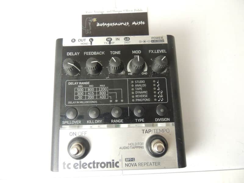 TC Electronics Nova Repeater RPT-1 Echo Delay Effects Pedal Free USA Shipping image 1
