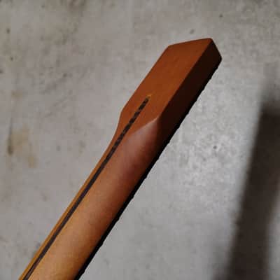 Roasted Maple Tele Neck fits fender Telecaster body 21 frets 60s style image 9