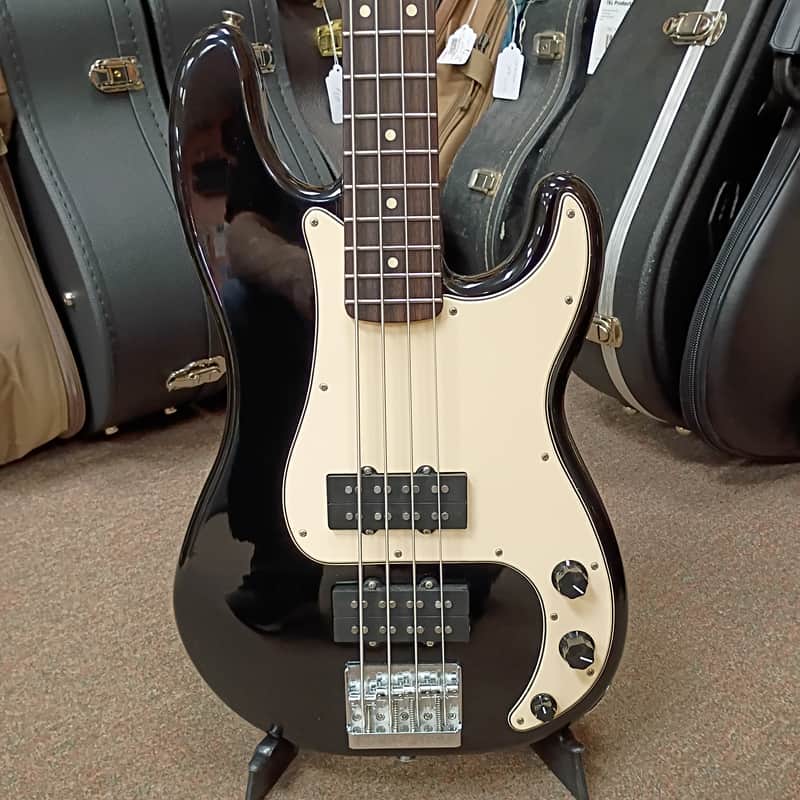 2012 Fender Blacktop Precision Bass - Black w/ Gig Bag & Extra Pickguard image 1