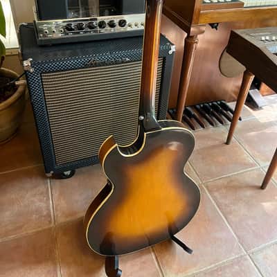 1957 Guild T-100D Slim Jim Thinbody Archtop Starfire electric guitar and HSC image 12