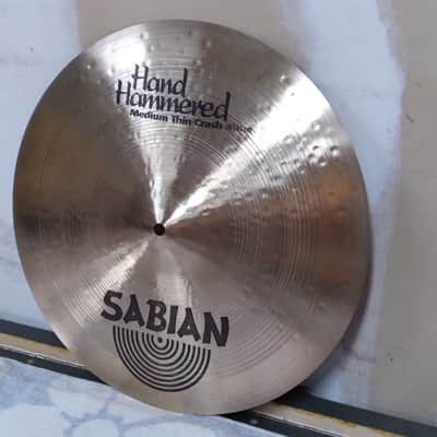 Sabian 16" HH Hand Hammered Medium Thin Crash Cymbal 1992 - 2015 - Natural image 3