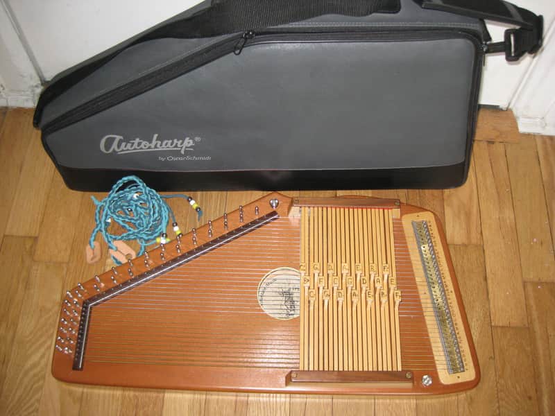 Buck Lumbert Autoharp 21 Chords Fine Tuners USA 1997 with Case image 1
