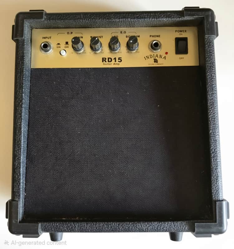 Indiana Rd15 guitar amplifier 2018 - Black image 1