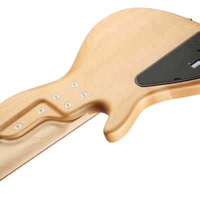 Sadowsky MetroLine 24-Fret Singlecut Soapbar Bass 5 String, Red Alder Body, Natural Transparent Satin image 7