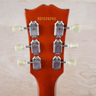 Edwards Limited Model E-LP-108LTS MIJ 2015 Lemon Drop Lacquer Flame Top Seympur Duncan PUs Japan w/ Bag image 13