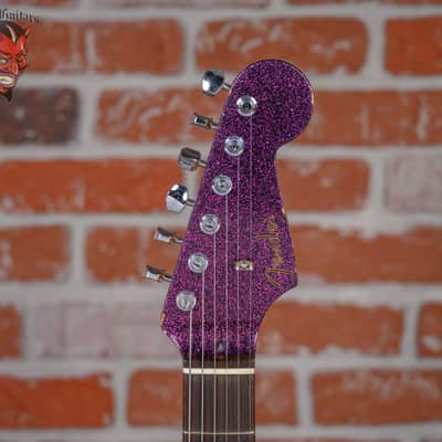 Fender Custom Shop SR25 Custom Deluxe Stratocaster Heavy Relic Magenta Sparkle 2026 w/OHSC image 11