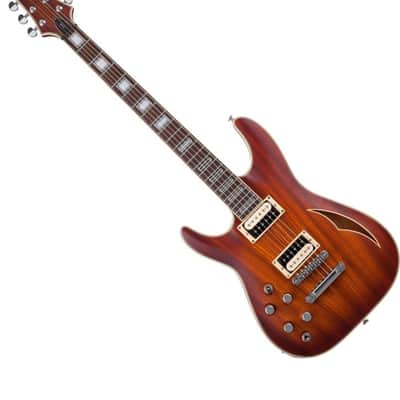 Schecter C-1 E/A Classic Lefty Guitar Faded Vintage Sunburst image 1