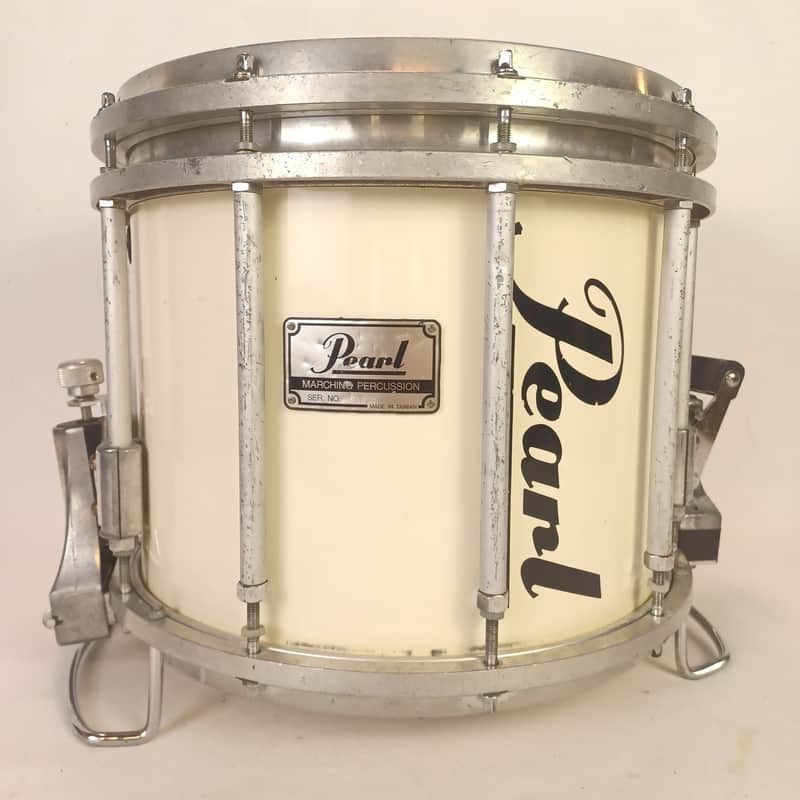 Pearl 11x13"FFX Championship Maple Marching Snare Drum White Free Floating 10Lug image 1