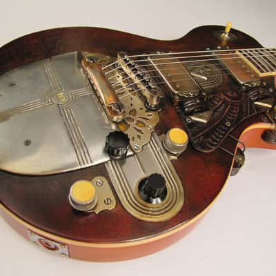 Tony Cochran Guitars Custom #50 "Lidia" 2015 - Aged Leather & Chrome image 15