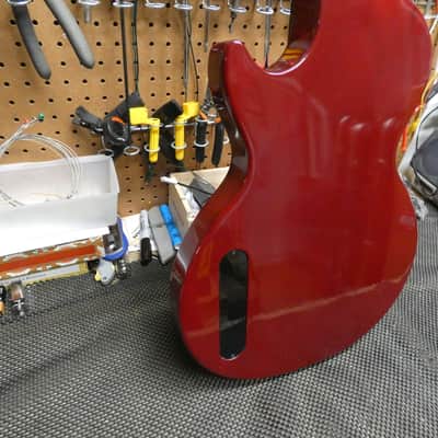 Gibson LPB1 Les Paul Bass 1991 - Cherry Red image 4