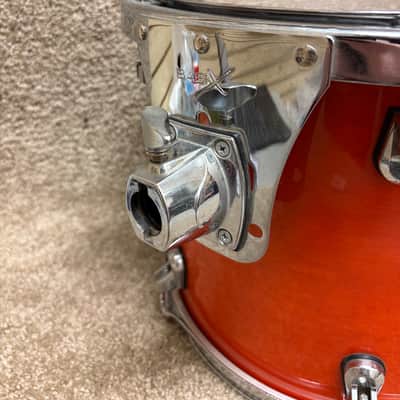 Basix Tom w/ Suspension Mount 13x11 Orange Stain image 2