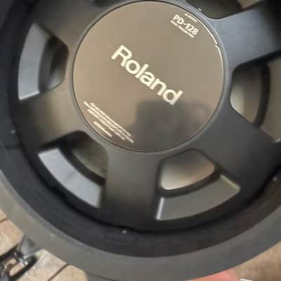 Roland PD-128-BC V-Pad 12" Dual Trigger Mesh Drum Pad 2010s - Black Chrome image 1