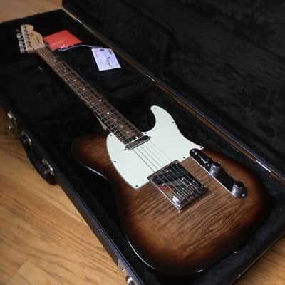 Fender Elite Telecaster - Fender Limited Edition American Elite Telecaster FMT with Ebony Fretboard 2017 - 2018 Black Burst image 7