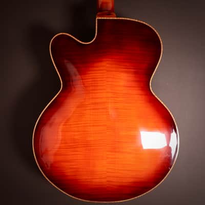 2022 Viteri Custom 16-inch F-hole Acoustic Archtop with Floating Kent Armstrong image 8