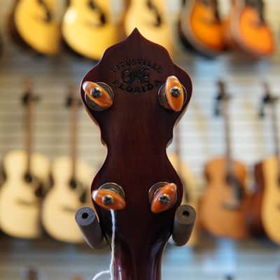 OME USA Jasmine Limited Edition 11" Open Back Banjo Cherry w/Hard Case image 8