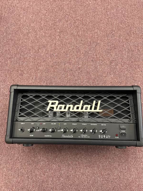 Randall RD45H Diavlo 2-Channel 45-Watt Tube Guitar Amp Head 2010s - Black image 1