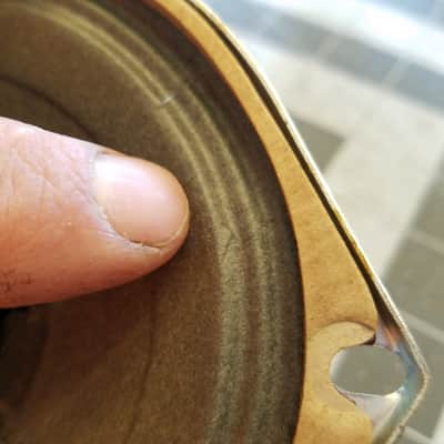 Carbonneau 4.5" AlNiCo 8 Ohm Speaker Driver 76P127-2 full range 1962 - paper cone image 4