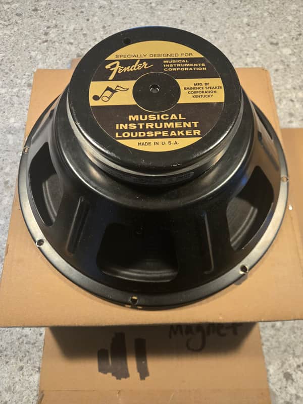 Fender 12" 2000's - Black/Brown Eminence image 1