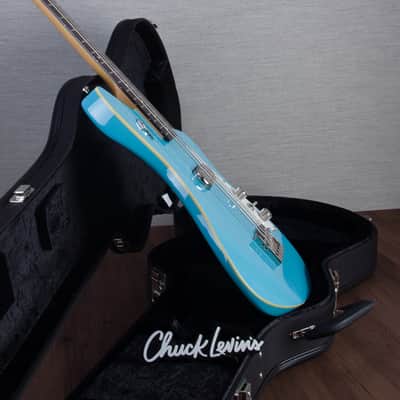 Duesenberg Kavalier Electric Bass Guitar - Narvil Blue - #242272 image 5