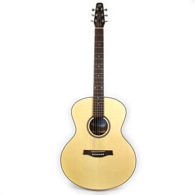 Used Seagull Maritime SWS Mini Jumbo Acoustic Guitar in Natural High-Gloss Finish image 2