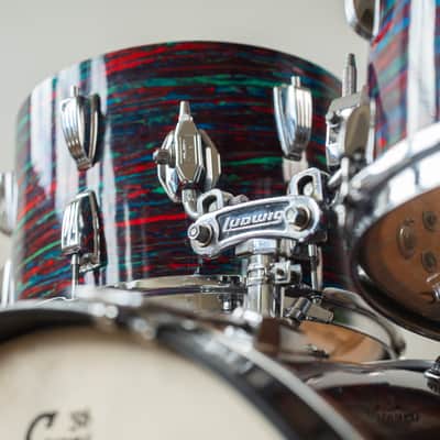 Ludwig Psychedelic Red 1970 image 7