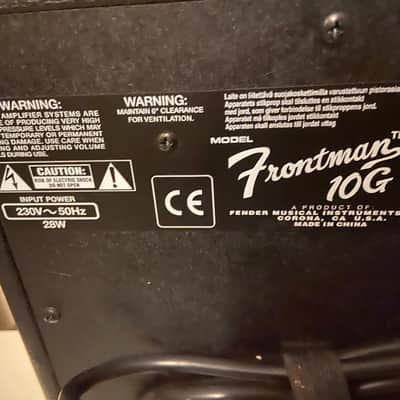 Fender Frontman 10G 10-Watt 1x6" Guitar Amp - Black image 4