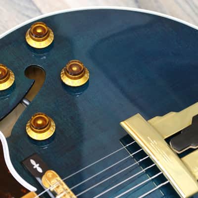 One of a Kind! Gibson L-4 CES Master Model Custom Shop 1997 Turqoise + OHSC! image 5