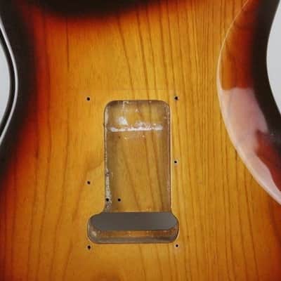 1979 Vintage Fender Stratocaster Sunburst 3-Bolt BODY 4.2 lbs Super CLEAN 1970s USA Strat image 6