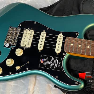 NEW ! Fender American Professional Classic Stratocaster HSS - Faded Sherwood Green Metallic - 7.9lbs - Authorized Dealer - G05778 image 1