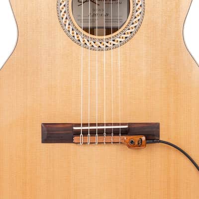 KNA NG-2 Portable Piezo Nylon String Classical Flamenco Guitar Pickup with Volume Control image 2