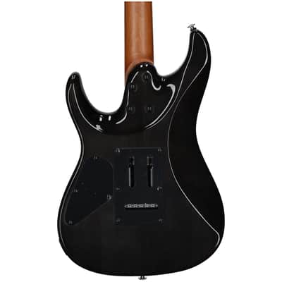 Ibanez AZ24S1F Electric Guitar, Transparent Black Sunburst image 5