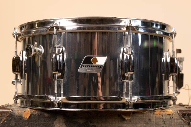 1990 Ludwig 6.5x14 LR-751 Rocker Snare Drum image 1