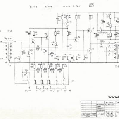 2 x Fonia FONIA 51 1980 Mic Pre (Neve API Studer) - Custom Wood Racked image 5