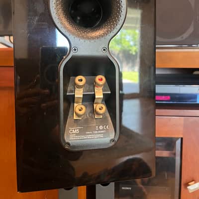 B&W Bowers Wilkins CM5 With Matching Center Speakers, Two Cast Iron Stands. image 8