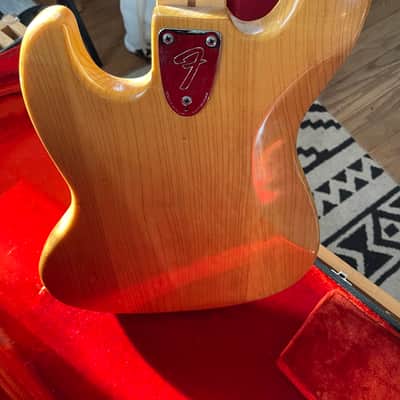 Vintage Fender Jazz Bass with Maple Fretboard 1976 - Natural image 13