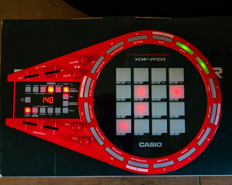 Casio XW-PD1 beat machine, sampler, sequencer and synthesizer image 1
