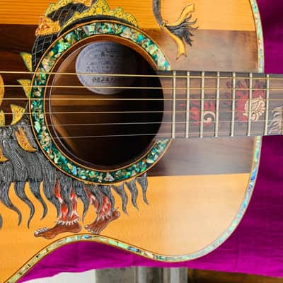 Blueberry Handmade Acoustic Guitar Dreadnought image 9