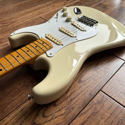 2011 Fender ST-57 Stratocaster ‘57 Reissue Vintage White MIJ Japan image 8