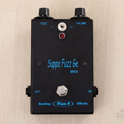 2010 Plan-9 Suppa Fuzz Ge MKII Germanium Fuzz Guitar Effects Pedal w/ Box image 2