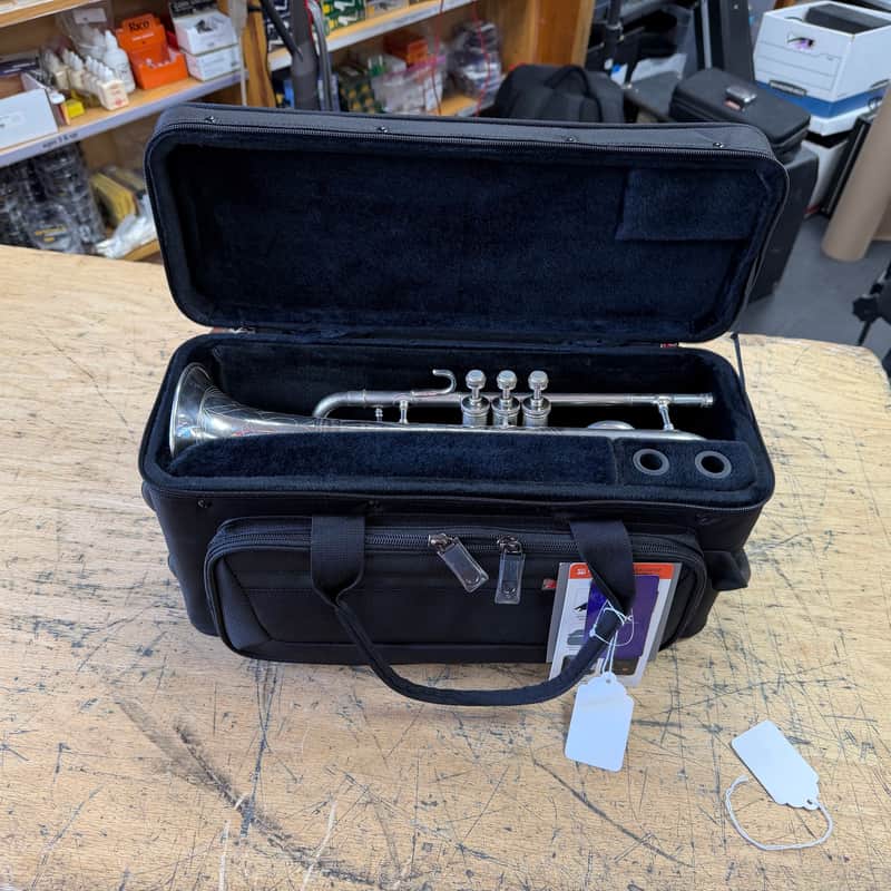 Vintage 1940 Conn Victor 80A Silver Bb Cornet with Case Just