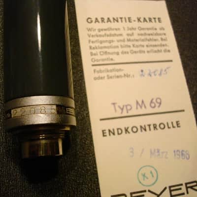 Beyerdynamic M69 ! R A R E ! Vintage 1965 image 7