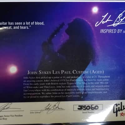 Gibson Les Paul Custom John Sykes Aged Only 66 Made image 8