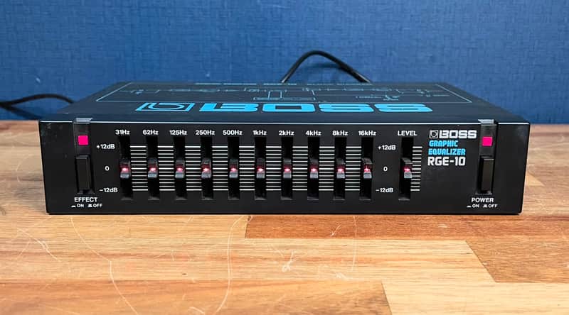 Boss RGE-10 Micro Rack Series Graphic Equalizer - Black image 1