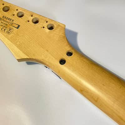 2007 Korean Ibanez S520EX Wizard II 22 Fret AANJ Replacement Guitar Neck Floyd Ready image 16