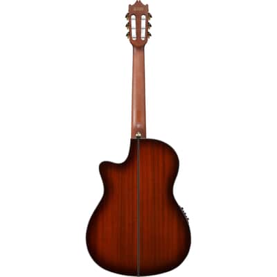 Ibanez GA35TCE GA Classical Acoustic Electric Guitar - Violin Sunburst image 3