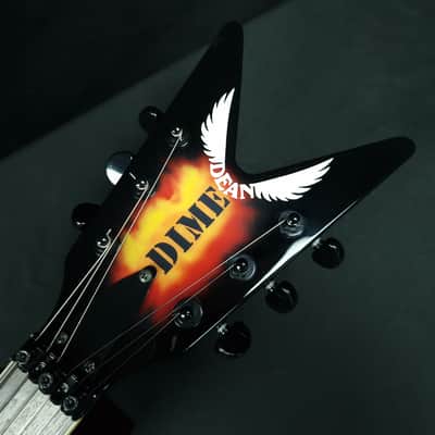 Dean Dime O Flame ML Dimebag Darrell Signature Floyd Rose Seymour Duncan Pantera Damge Plan guitar image 6