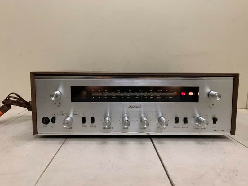 Sansui Model 500 Vintage Stereo Tube Amplifier Receiver tested