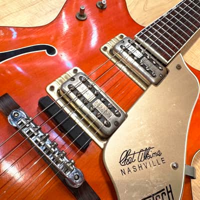Gretsch 6120 Chet Atkins Nashville Hollowbody Double-Cut 1967 - Western Orange image 9